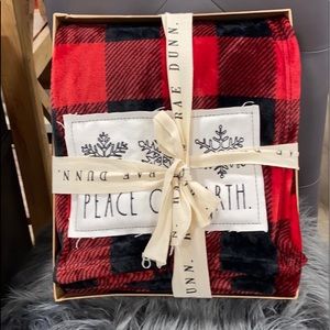 Rae Dunn buffalo check throw